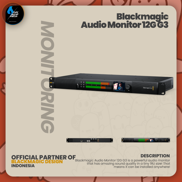 Blackmagic Audio Monitor 12G G3